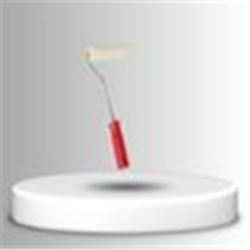 10 cm Mini Velvet Roller with Handle